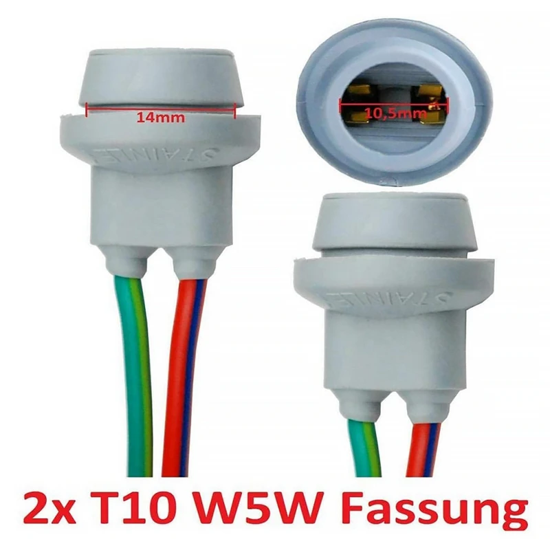 2PCS W5W T10 Parking Signal Light Plug Harness T10 W5W Width Indicator Lamp Holder Car Instrument Light
2PCS W5W T10 Parking Signal Light Plug Harness T10 W5W Width Indicator Lamp Holder Car Instrument Light