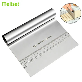 Stainless Steel Dough Cutter Pizza Cake Scraper Smoother for Fondant Cake Decoration Tools Kitchen Accessories Pastry Spatulas 
Stainless Steel Dough Cutter Pizza Cake Scraper Smoother for Fondant Cake Decoration Tools Kitchen Accessories Pastry Spatulas
