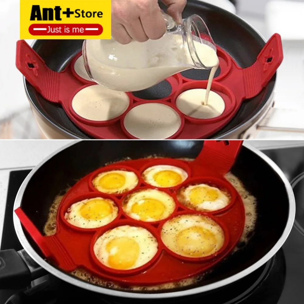 Pancake mold Maker Nonstick Cooking Tool Round Heart Pancake Maker Egg Cooker Pan Flip Eggs Mold Kitchen Baking Accessories
Pancake mold Maker Nonstick Cooking Tool Round Heart Pancake Maker Egg Cooker Pan Flip Eggs Mold Kitchen Baking Accessories