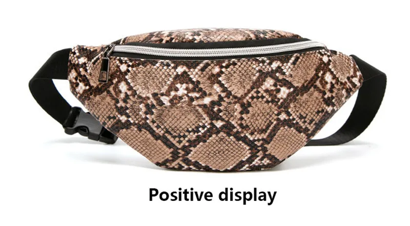 2020 New Snake Pattern Ladies Waterproof Waist Bag PU Leather Messenger Bag Running Sports Chest Bag Travel Organizer 2020 New Snake Pattern Ladies Waterproof Waist Bag PU Leather Messenger Bag Running Sports Chest Bag Travel Organizer