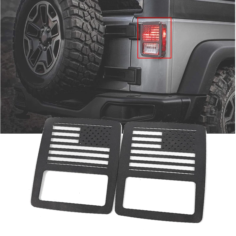 2 Pcs Car Tail Light Covers Guards Protectors for Jeep Wrangler JL 2018 Rear Shell Accessories | Автомобили и мотоциклы