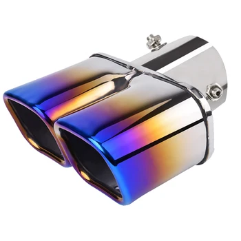 Car Universal Exhaust Tail Pipe Auto 1 To 2 Stainless Steel Muffler Tip Throat Rear Outlet Nozzle End Easy Install Straight
Car Universal Exhaust Tail Pipe Auto 1 To 2 Stainless Steel Muffler Tip Throat Rear Outlet Nozzle End Easy Install Straight