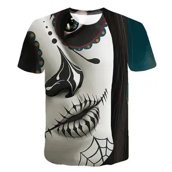 Skull 3D printed men's T-shirts play colorful and interesting short-sleeved T-shirts for men and women 3D printed T-shirts
Skull 3D printed men's T-shirts play colorful and interesting short-sleeved T-shirts for men and women 3D printed T-shirts
