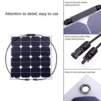 China Wholesale sunpower flexible solar panel 50 watt mono solar cell solar battery charger 12v panel 1pcs 
China Wholesale sunpower flexible solar panel 50 watt mono solar cell solar battery charger 12v panel 1pcs