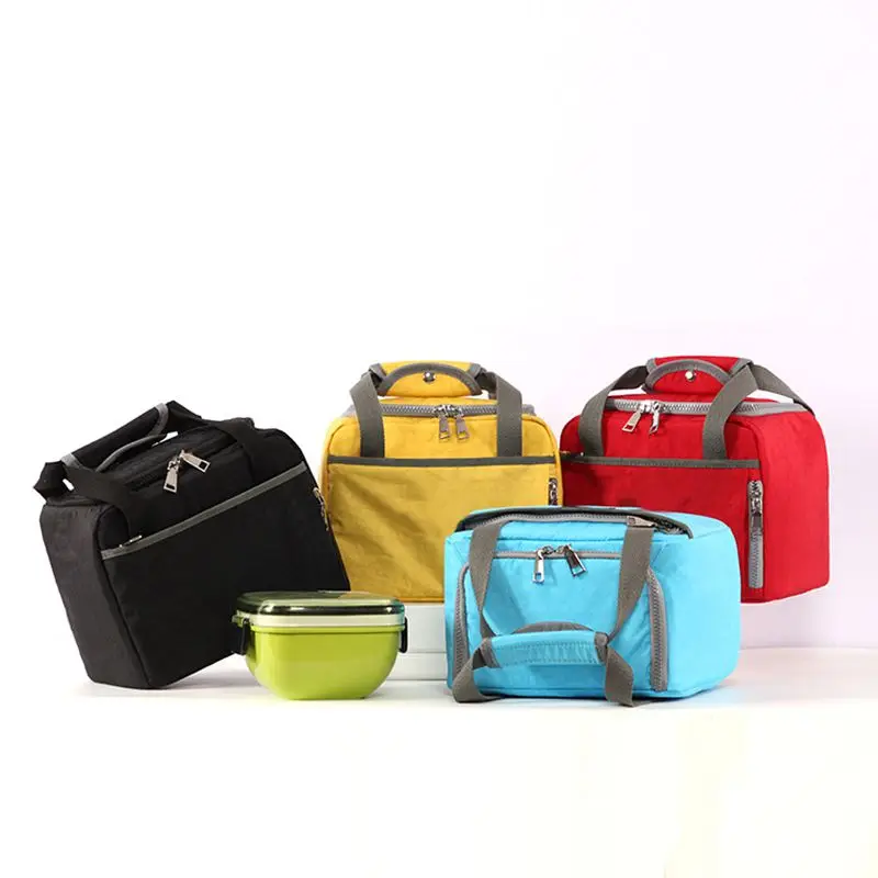 High Quality Waterproof Nylon Insulation Bag Casual Style Multipurpose Student School Lunch Box Bag Outdoor Camping Picnic Bag
High Quality Waterproof Nylon Insulation Bag Casual Style Multipurpose Student School Lunch Box Bag Outdoor Camping Picnic Bag
