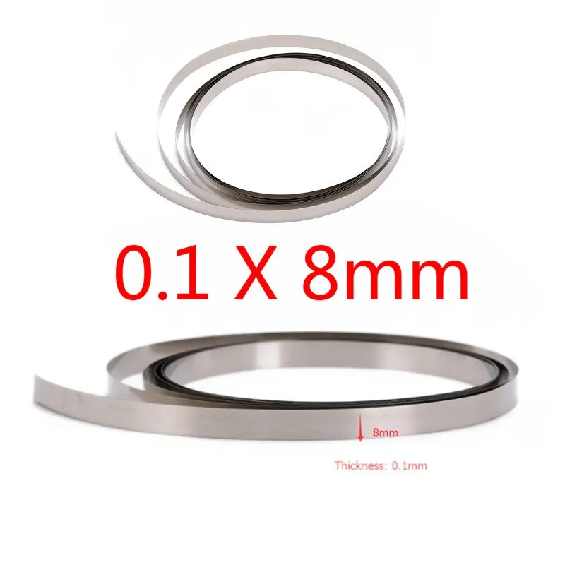 0.1 X 8mm 2M Nickel Strip Tape For Li 18650 Battery Spot Welding Compatible For Spot Welder Machine
0.1 X 8mm 2M Nickel Strip Tape For Li 18650 Battery Spot Welding Compatible For Spot Welder Machine