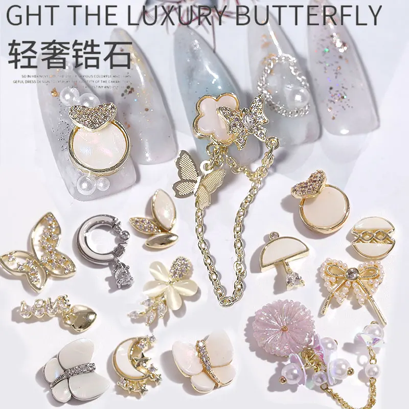 1Pc Luxury Alloy Nails Butterfly Jewelry Zircon Decora Manicure Accessories Daisy Flower Pendant Bow Designs Ornament Rhinestone
1Pc Luxury Alloy Nails Butterfly Jewelry Zircon Decora Manicure Accessories Daisy Flower Pendant Bow Designs Ornament Rhinestone