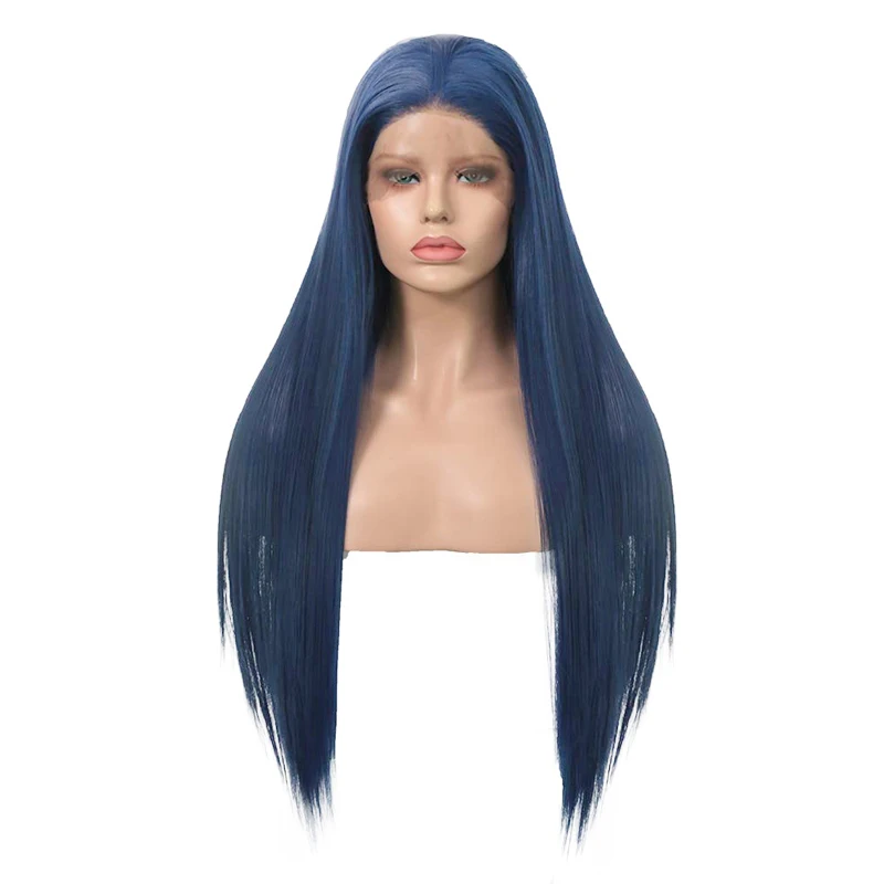 Charisma Dark Blue Wig Silky Straight Synthetic Lace Front Wig Heat Resistant Hair Glueless Lace Wigs for Black Women
Charisma Dark Blue Wig Silky Straight Synthetic Lace Front Wig Heat Resistant Hair Glueless Lace Wigs for Black Women