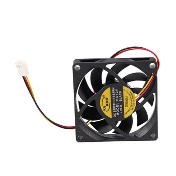 70x70mm 12V 3-Pin PC Computer Case CPU DC Brushless Cooler Cooling Fan Black
70x70mm 12V 3-Pin PC Computer Case CPU DC Brushless Cooler Cooling Fan Black