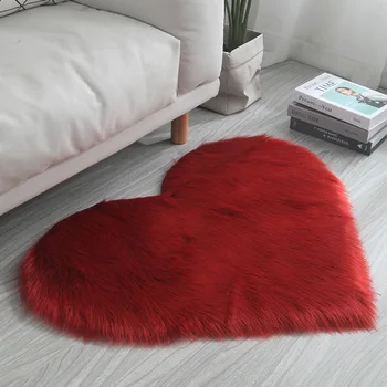 Solid Heart Shape Carpet Faux Fur Imitation Wool Rug Floor Area Rugs Artificial Sheepskin Shaggy Carpets for Living Room Bedroom
Solid Heart Shape Carpet Faux Fur Imitation Wool Rug Floor Area Rugs Artificial Sheepskin Shaggy Carpets for Living Room Bedroom