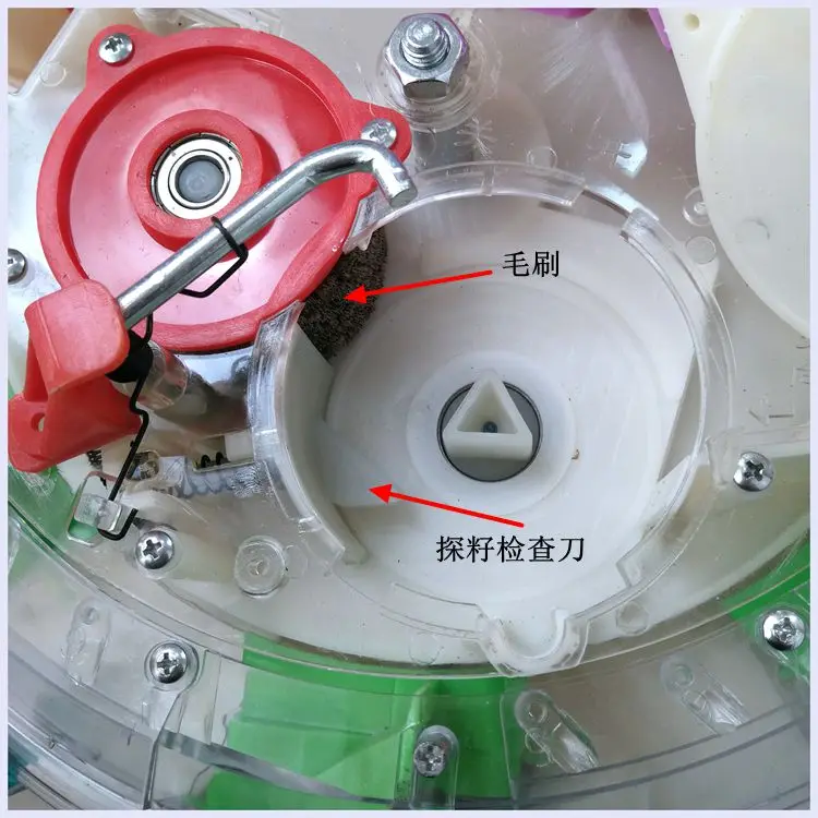 Libre ajustable beaks Artificial sembradora de semillas, máquina