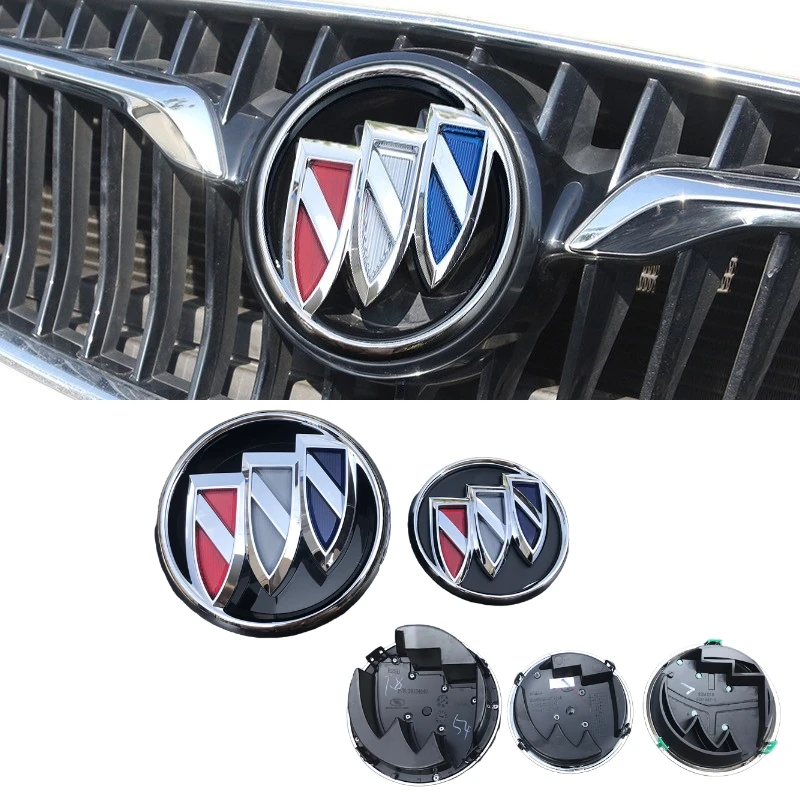 Для Buick Logo Excelle GT 2010-2019 ABS Эмблема передней решетки автомобиля задний багажник