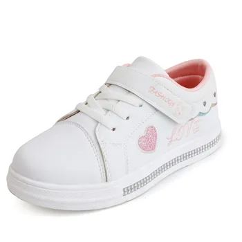 2019 Spring Girls Shoes Autumn Children White Casual Shoes Breathable Flats Fashion Sneakers Kids Shoes
2019 Spring Girls Shoes Autumn Children White Casual Shoes Breathable Flats Fashion Sneakers Kids Shoes