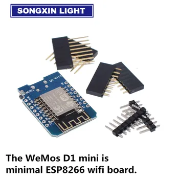 5pcs D1 mini - Mini NodeMcu 4M bytes Lua WIFI Internet of Things development board based ESP8266 WeMos
5pcs D1 mini - Mini NodeMcu 4M bytes Lua WIFI Internet of Things development board based ESP8266 WeMos
