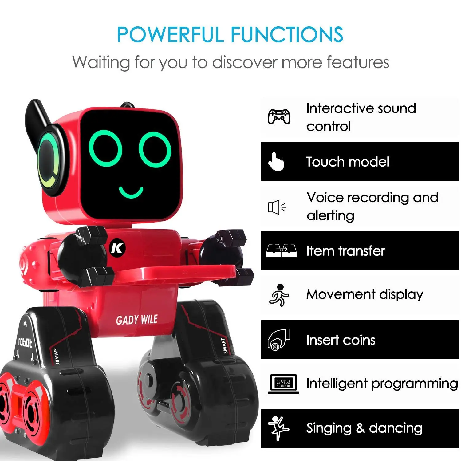 ihbuds remote control toy robot