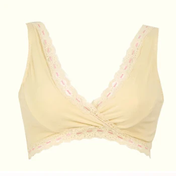 Large Size Wire Free Pregnant Women Underwear No Trace Lace Feeding Cotton Vest Bra Solid Color Bra Breathable Bras
Large Size Wire Free Pregnant Women Underwear No Trace Lace Feeding Cotton Vest Bra Solid Color Bra Breathable Bras