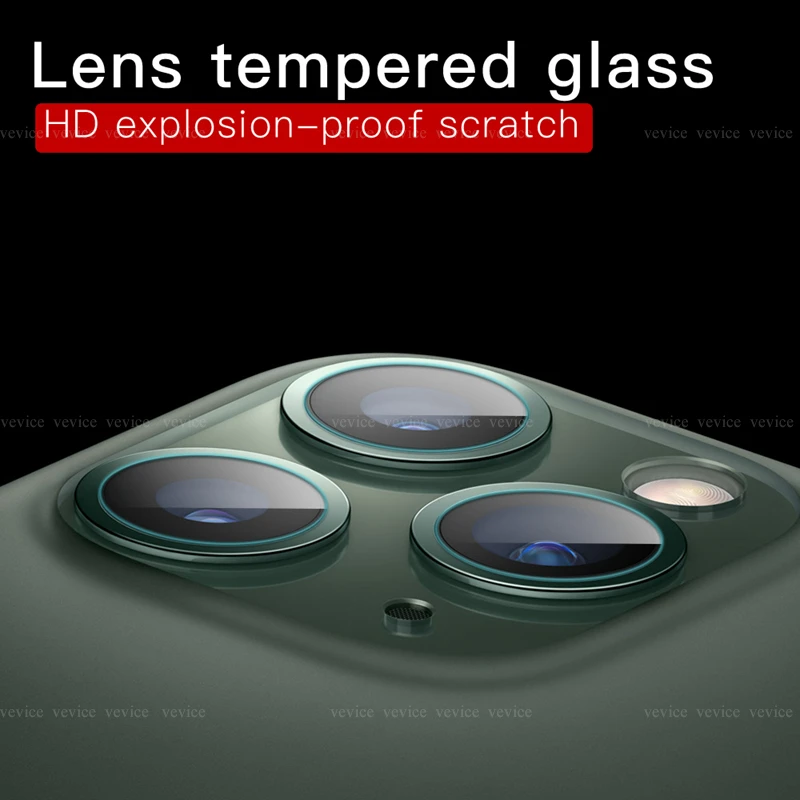 9D Camera Screen Protector Film For iPhone 11 7 8 Rear Camera Lens Tempered Glass For iPhone 8 7 Plus 11 Pro max 2019 HD Film