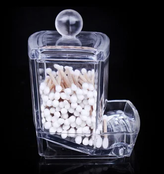 Transparent Clear Acrylic Q-tip Holder Box Cotton Swabs Stick Storage Cosmetic Makeup Case Boxes EJ870720
Transparent Clear Acrylic Q-tip Holder Box Cotton Swabs Stick Storage Cosmetic Makeup Case Boxes EJ870720