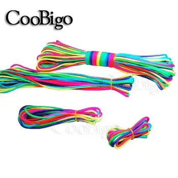 10ft~328ft Rainbow 550 Parachute Type III 7 Strand Core Paracord Bracelet Buckle Outdoor Survival DIY Kids Lanyard Craft Dia.4mm 
10ft~328ft Rainbow 550 Parachute Type III 7 Strand Core Paracord Bracelet Buckle Outdoor Survival DIY Kids Lanyard Craft Dia.4mm