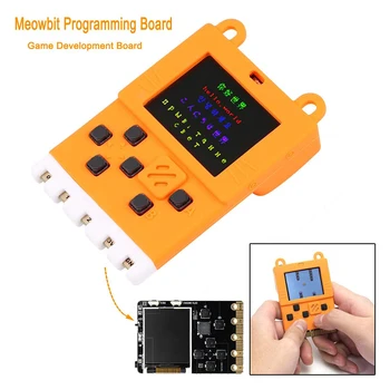For Meowbit Programming Board Game Console 32-Bit 160x128 Game Player Development Module with Silicone Protective Case
For Meowbit Programming Board Game Console 32-Bit 160x128 Game Player Development Module with Silicone Protective Case