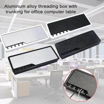 Home Office Rectangular With Thread Hole Conference Table Cover Aluminum Alloy Portable Computer Desk Desktop Furniture Wire Box
Home Office Rectangular With Thread Hole Conference Table Cover Aluminum Alloy Portable Computer Desk Desktop Furniture Wire Box