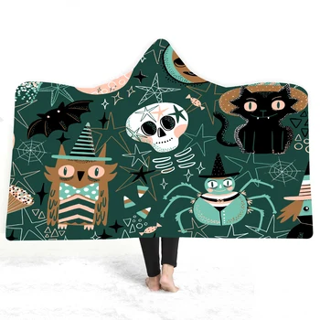 Halloween 3d Printed Plush Hooded Blanket For Adults Youth Children Warm Wearable Fleece Throw Blanket Home Office Washable
Halloween 3d Printed Plush Hooded Blanket For Adults Youth Children Warm Wearable Fleece Throw Blanket Home Office Washable
