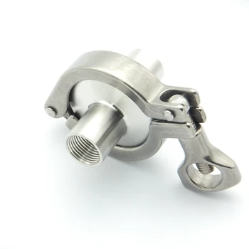 304 Stainless Steel Sanitary Pipe Fitting Set 3/8" BSP Female Thread Ferrule + 1" Tri Clamp + Silicon Gasket For Home Brew
304 Stainless Steel Sanitary Pipe Fitting Set 3/8" BSP Female Thread Ferrule + 1" Tri Clamp + Silicon Gasket For Home Brew