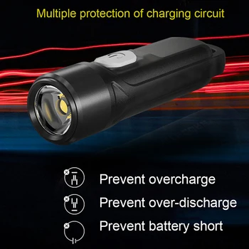 Camping Multi Mode Super Bright Warning Lightweight Mini Flashlight Adjustable Brightness Waterproof Key Chain USB Rechargeable
Camping Multi Mode Super Bright Warning Lightweight Mini Flashlight Adjustable Brightness Waterproof Key Chain USB Rechargeable