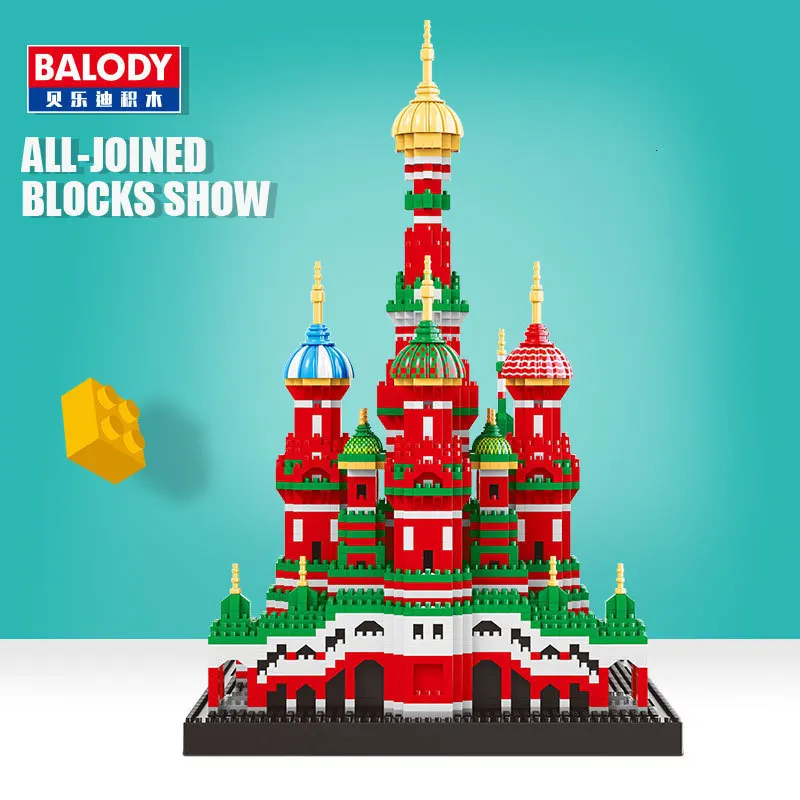 4300pcs Architecture Saint Basil's Cathedral Model Building Blocks Compatible legoinglys City Mini Blocks Toys for Children
4300pcs Architecture Saint Basil's Cathedral Model Building Blocks Compatible legoinglys City Mini Blocks Toys for Children