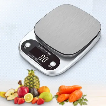 Stainless Steel Digital LCD Electronic Kitchen Cooking Food Weighing Scales 10kg capacity 1g scale / 3kg capacity 0.1 scale
Stainless Steel Digital LCD Electronic Kitchen Cooking Food Weighing Scales 10kg capacity 1g scale / 3kg capacity 0.1 scale