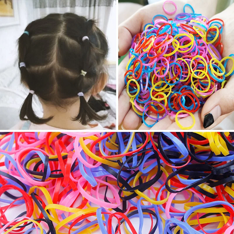 Hair Tie 500pcs/Bag Thicker Small Disposable Rubber Elastic Hair Ring Bands Accessories For Girls
Hair Tie 500pcs/Bag Thicker Small Disposable Rubber Elastic Hair Ring Bands Accessories For Girls