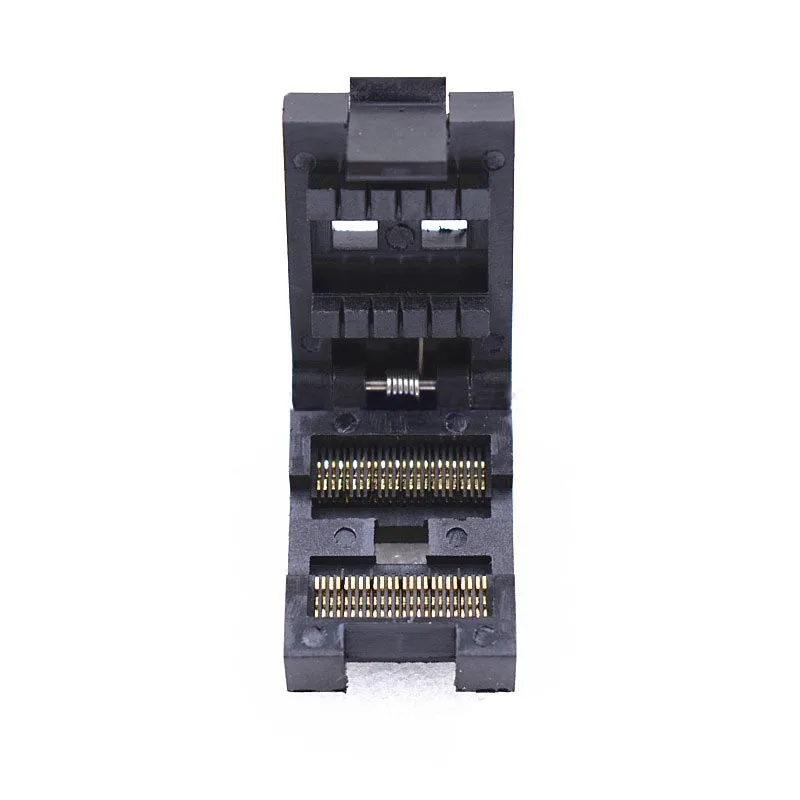 SSOP48 burn in socket pitch0.635mm IC body size 7.59mm Clamshell test adapter SSOP48 IC test socket test fixture
SSOP48 burn in socket pitch0.635mm IC body size 7.59mm Clamshell test adapter SSOP48 IC test socket test fixture