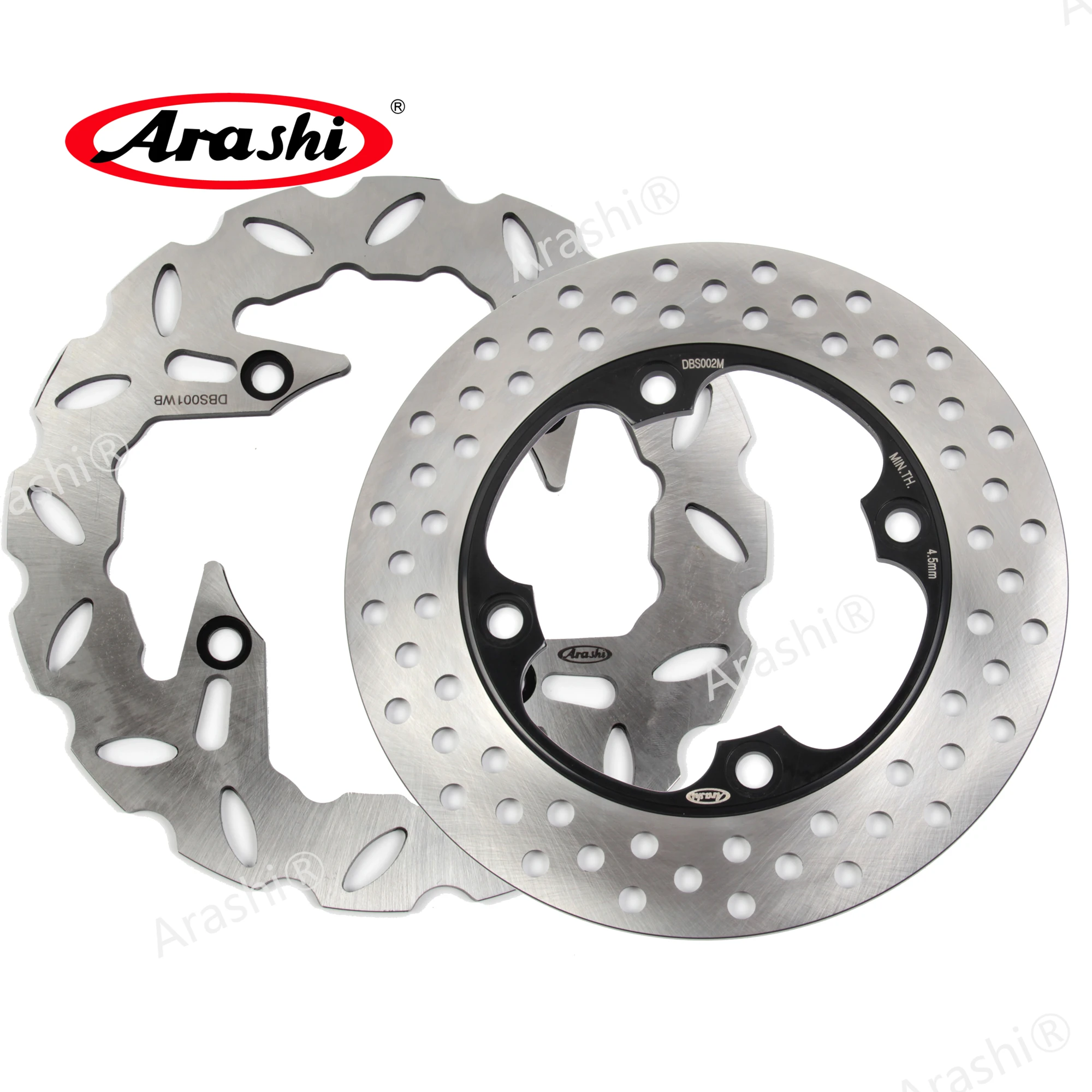 

Arashi 1 Set Disk For HONDA PANTHEON 125 / 150 2003 2004 2005 2006 2007 / JAZZ 250 2001-2004 CNC Front Rear Brake Disk Rotor