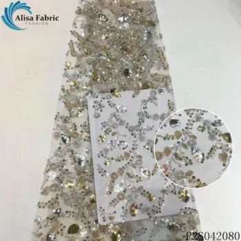 Alisa african net lace french sequin fabric 2020 high quality embroidery nigeria tulle laces fabrics 5 yards/pcs for party dress
Alisa african net lace french sequin fabric 2020 high quality embroidery nigeria tulle laces fabrics 5 yards/pcs for party dress