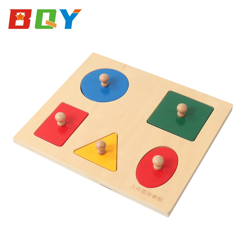 BQY Geometric Colorful Puzzle Board Shape Blocks Sorter Toy Stacking Game Wooden Educational Toddler Preschool Toys
BQY Geometric Colorful Puzzle Board Shape Blocks Sorter Toy Stacking Game Wooden Educational Toddler Preschool Toys