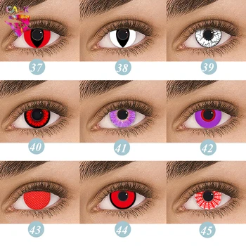2Pcs/1Pair Cosplay Eye Halloween Beauty Pupil Contact Lens For Colorful Eyes Cosmetic Style Party Girl Makeup Monthly
2Pcs/1Pair Cosplay Eye Halloween Beauty Pupil Contact Lens For Colorful Eyes Cosmetic Style Party Girl Makeup Monthly