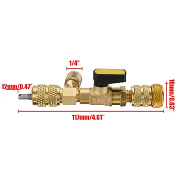 HVAC AC Schrader Valve Core Remover Dual Size 1/4\\\\\\\\\\\\\\\" 5/16\\\\\\\\\\\\\\\" Installer Tool Durable
HVAC AC Schrader Valve Core Remover Dual Size 1/4\\\\\\\\\\\\\\\" 5/16\\\\\\\\\\\\\\\" Installer Tool Durable