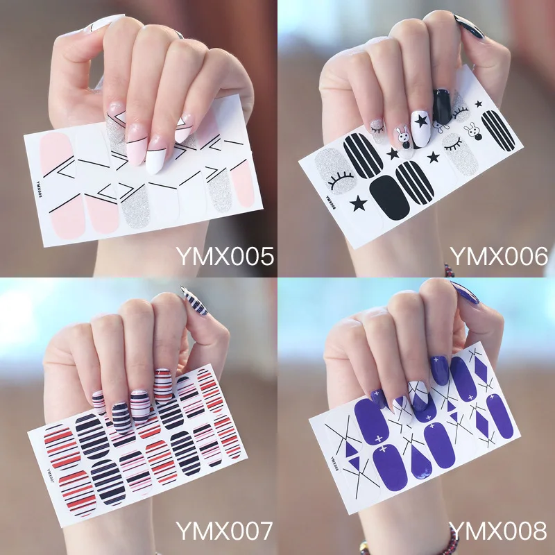 14tips/sheet Beauty Nail Art Stickers Full Cover Sticker Wraps Decorations DIY Manicure Slider Nail Vinyls Adhesive Nails Decals
14tips/sheet Beauty Nail Art Stickers Full Cover Sticker Wraps Decorations DIY Manicure Slider Nail Vinyls Adhesive Nails Decals