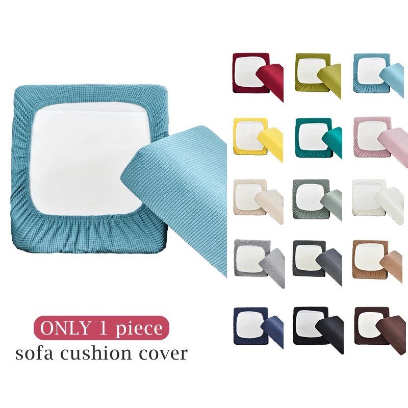 Sofa Seat Cover 1 2 3 4 Seater Plain Color Knitted Fabric Polyester Elastic Couch Cover for living room home decor
Sofa Seat Cover 1 2 3 4 Seater Plain Color Knitted Fabric Polyester Elastic Couch Cover for living room home decor