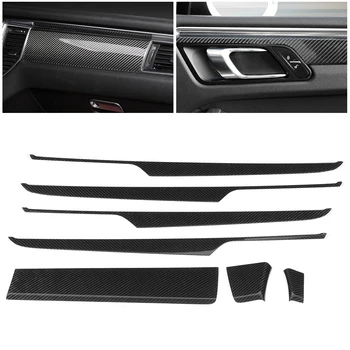 7Pcs/Set Dry Carbon Fiber Interior Decoration Improvement Door Cover Instrument Panel Trim Fit for Porsche Macan 2018 2019 2020
7Pcs/Set Dry Carbon Fiber Interior Decoration Improvement Door Cover Instrument Panel Trim Fit for Porsche Macan 2018 2019 2020