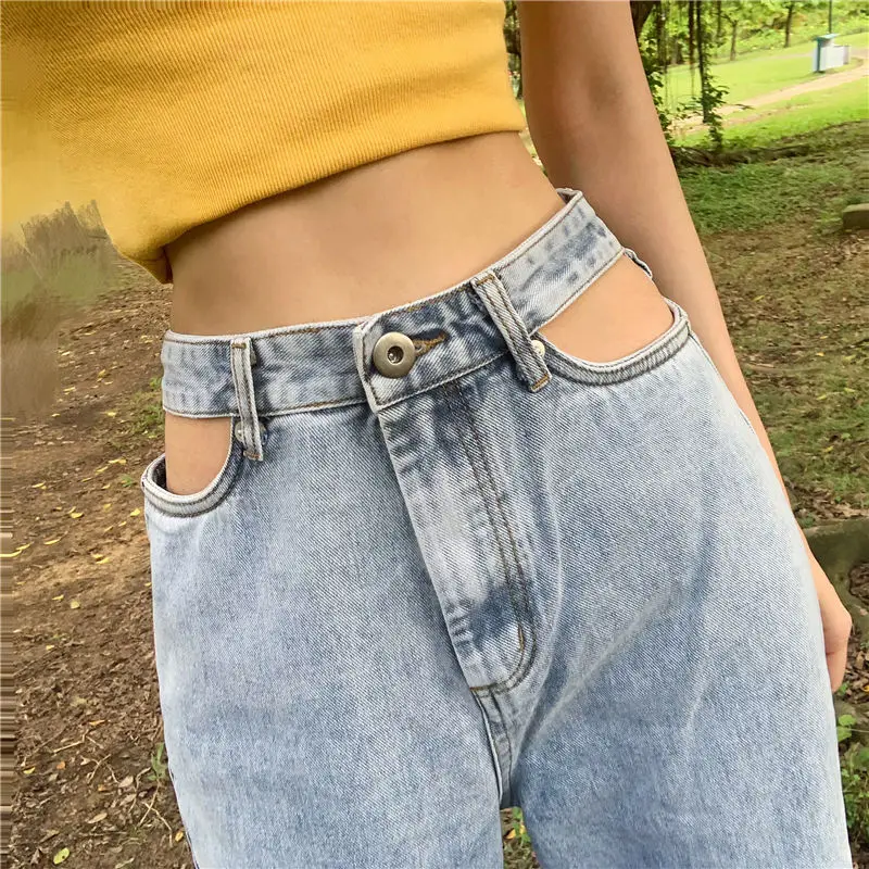 High Waist Women Jeans Denim Ripped Destroyed Vintage Cool Stretch Casual Jeans Denim Blue Trousers 
High Waist Women Jeans Denim Ripped Destroyed Vintage Cool Stretch Casual Jeans Denim Blue Trousers