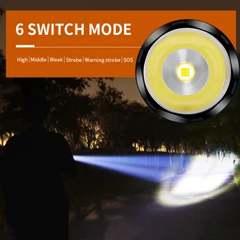 Ultra Bright XHP90 LED Flashlight Rechargeable 6 Modes Torch 26650 5000MAH lantern most powerful led flashlight Zoomable torch
Ultra Bright XHP90 LED Flashlight Rechargeable 6 Modes Torch 26650 5000MAH lantern most powerful led flashlight Zoomable torch