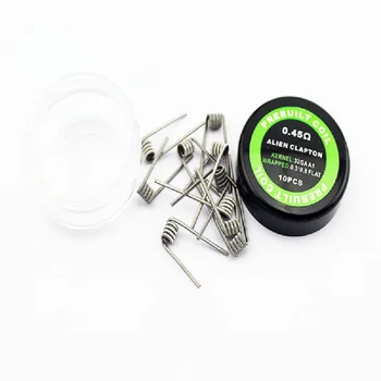 LTQ 0.45Ohm Alien Clapton Coil wire for RTA rda atomizer vape premade coil 
LTQ 0.45Ohm Alien Clapton Coil wire for RTA rda atomizer vape premade coil
