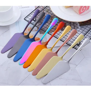 Colorful Stainless Steel Serrated Edging Cake Server Blade Cutter Pie Pizza Shovel Cake Spatula Baking Tool
Colorful Stainless Steel Serrated Edging Cake Server Blade Cutter Pie Pizza Shovel Cake Spatula Baking Tool