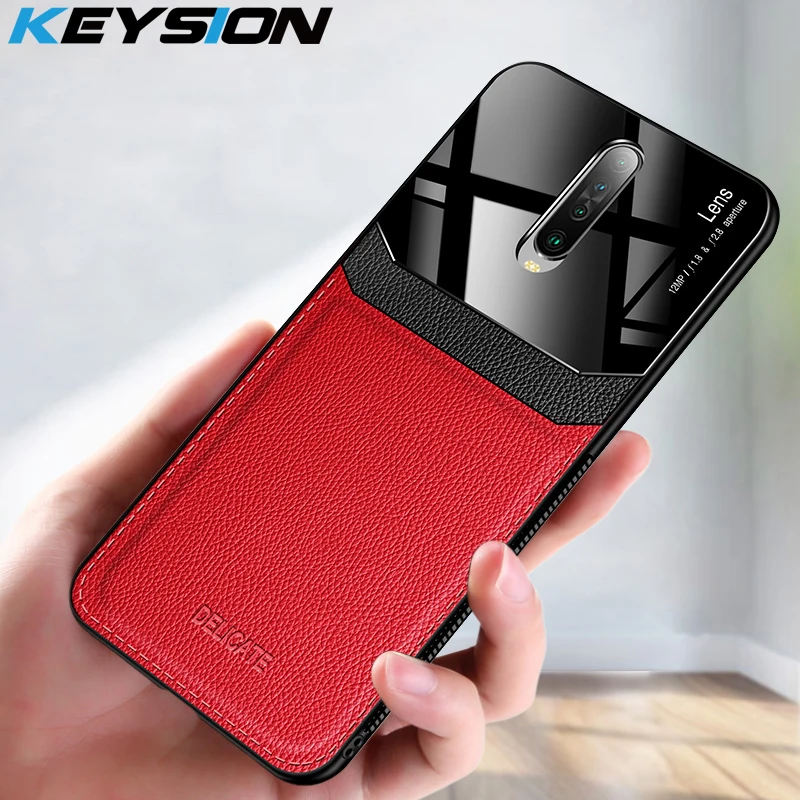 KEYSION Shockproof Case for Xiaomi Redmi K30 K20 Pro Note 8 Pro 8T Leather Glass Silicone Phone Back Cover for Redmi K30 4G 5G
KEYSION Shockproof Case for Xiaomi Redmi K30 K20 Pro Note 8 Pro 8T Leather Glass Silicone Phone Back Cover for Redmi K30 4G 5G