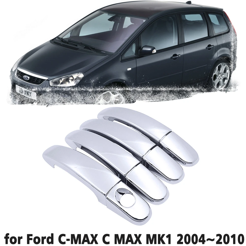 Luxury chrome door handle cover trim protection cover for Ford C-MAX C MAX MK1 2004~2010 Car accessory sticker 2005 2006 2007
Luxury chrome door handle cover trim protection cover for Ford C-MAX C MAX MK1 2004~2010 Car accessory sticker 2005 2006 2007