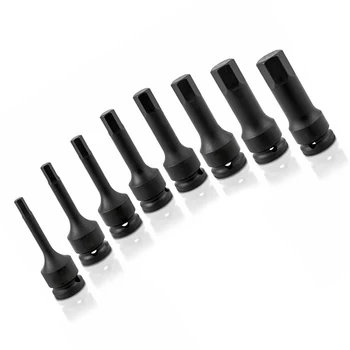 8* Black High Carbon Steel Hexagonal Impact Sockets 1/4''-3/4" Hand Tools Supply
8* Black High Carbon Steel Hexagonal Impact Sockets 1/4''-3/4" Hand Tools Supply