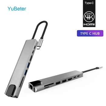 YuBeter Type C to HDMI USB3.0 USB C RJ45 SD TF HUB Converter Adapter for PD Charging HDMI 4Kx2K USB 3.0 Upto 5GB/S RJ45 1000Mbps
YuBeter Type C to HDMI USB3.0 USB C RJ45 SD TF HUB Converter Adapter for PD Charging HDMI 4Kx2K USB 3.0 Upto 5GB/S RJ45 1000Mbps