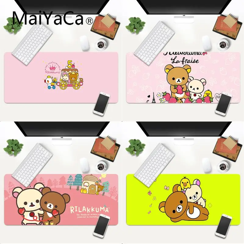 MaiYaCa Rilakkuma Bear Comfort Mouse Mat Gaming Mousepad Gaming Mouse Pad Large Deak Mat 700x300mm for overwatch/cs go
MaiYaCa Rilakkuma Bear Comfort Mouse Mat Gaming Mousepad Gaming Mouse Pad Large Deak Mat 700x300mm for overwatch/cs go