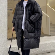 2022new Streetwear Female Thick Warm Loose Long Down Parkas Winter Women Stand Collar Windproof White Duck Down Coat Outwear
2022new Streetwear Female Thick Warm Loose Long Down Parkas Winter Women Stand Collar Windproof White Duck Down Coat Outwear
